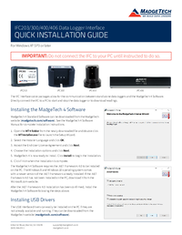 Thumbnail of document Manual - IFC203 USB Interface Cable